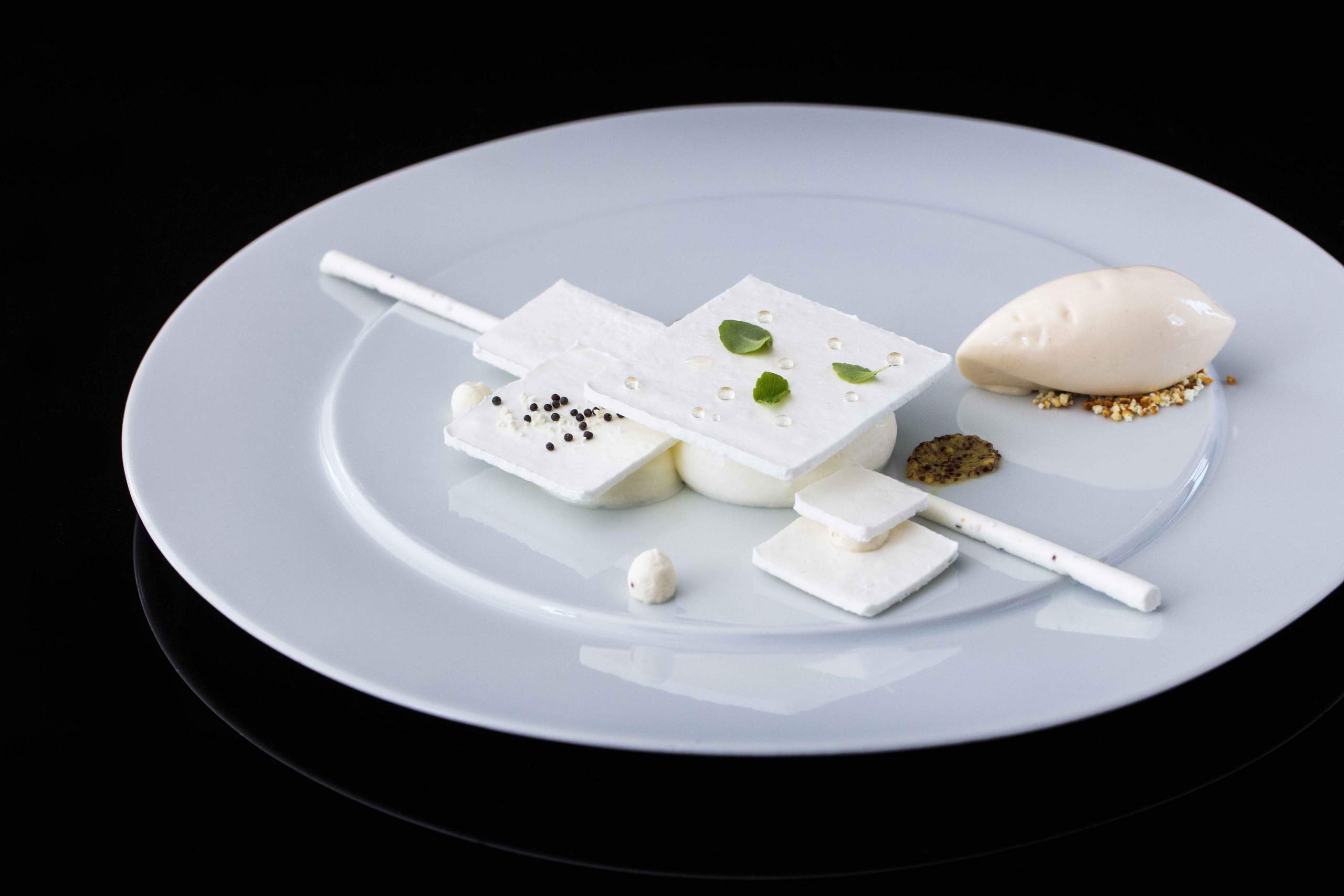 Dish from the Gastronomic Restaurant in Vichy, Auvergne