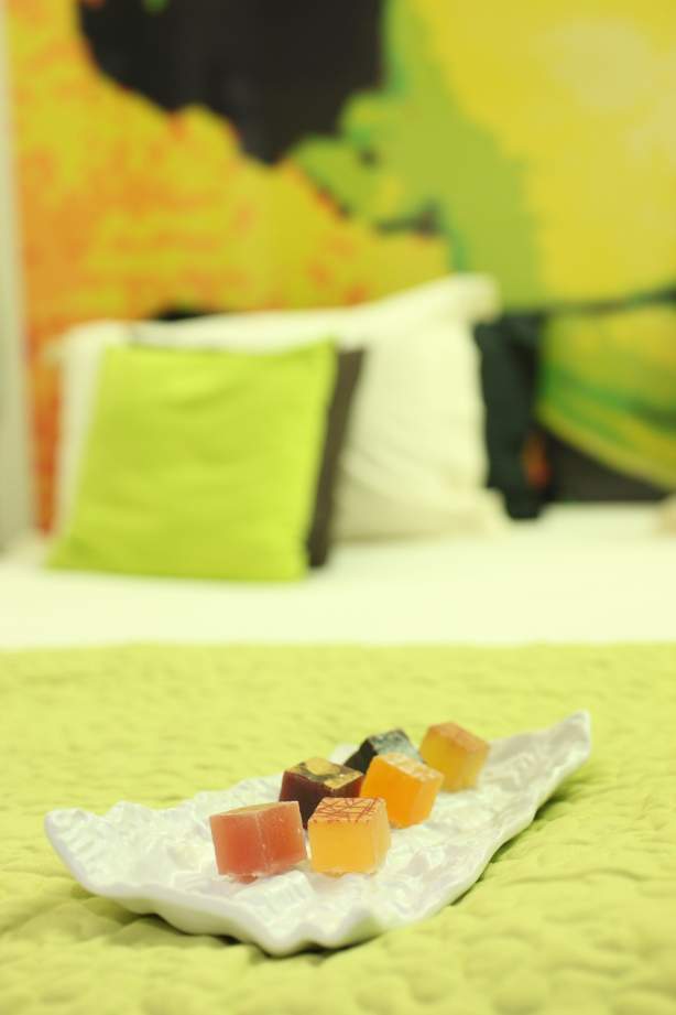 Green room fruit jelly