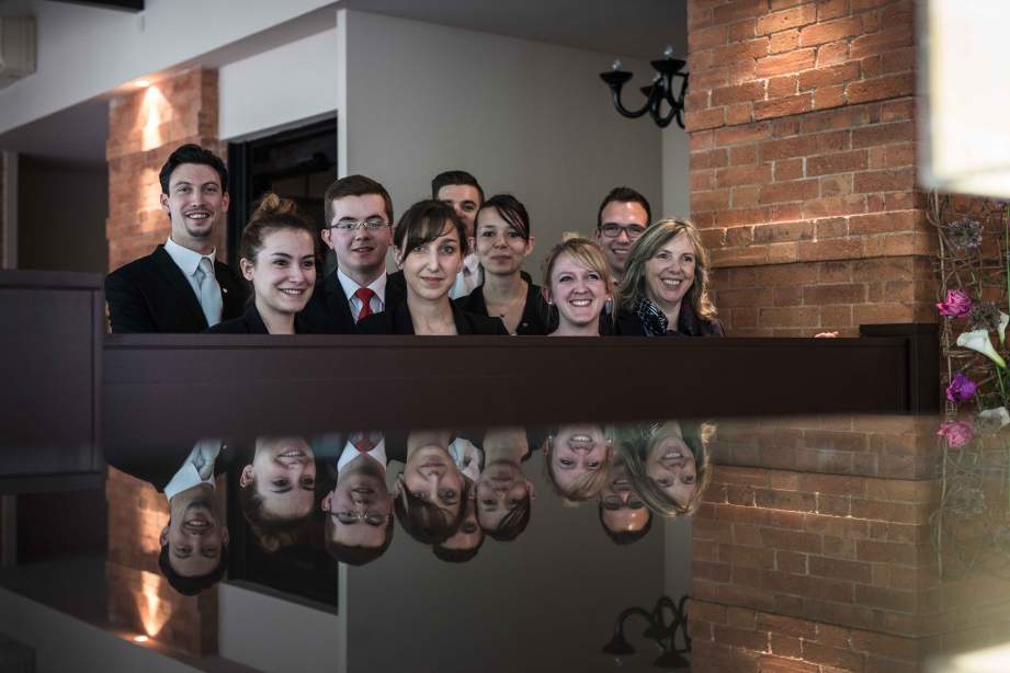 Hotel team and Martine Decoret