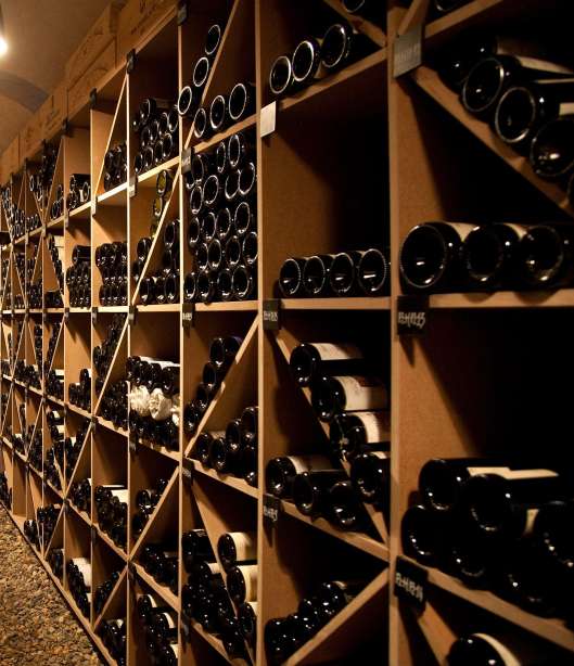 Huge wine cellar