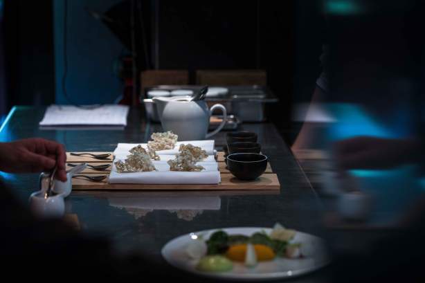 Plats sur le passe, en cuisine